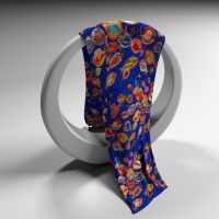 FOULARD_Larrieu_BLU_NEW_78 euros